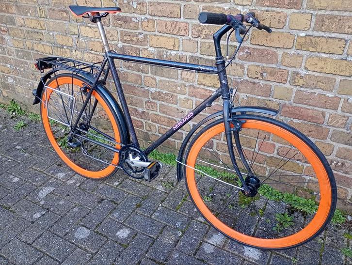 Stadsfiets singlespeed/fixed gear, Fietsen en Brommers, Fietsen | Heren | Sportfietsen en Toerfietsen, Zo goed als nieuw, Overige merken