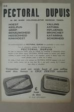 oude reclame krant jaren '30 : Pectoral Dupuis, Krant, Ophalen of Verzenden, 1920 tot 1940