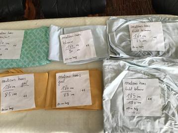 6 matras hoezen aan slechts 4 euro per stuk beschikbaar voor biedingen