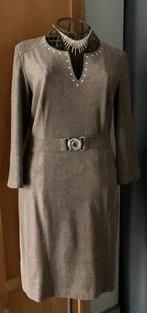 Caroline Biss 38 leuke jurk met fijne print, Kleding | Dames, Maat 38/40 (M), Ophalen of Verzenden, Bruin, Zo goed als nieuw