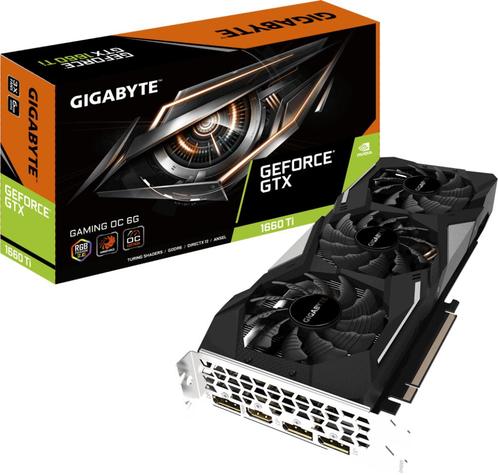 gigabyte gtx 1660 ti OC 6G, Informatique & Logiciels, Cartes vidéo, Utilisé, PCI, HDMI, Enlèvement ou Envoi