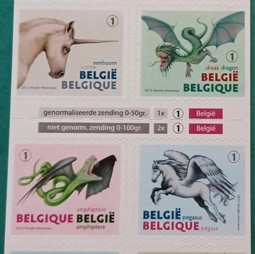 10 Nieuwe Postzegels 'BE' : Fabelwezens, Postzegels en Munten, Postzegels | Europa | België, Postfris, Postfris, Verzenden