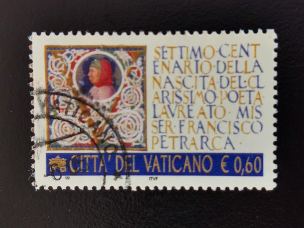 Vaticaanstad 2004 - 700e verjaardag Francesco Petrarca, Ophalen of Verzenden, Gestempeld