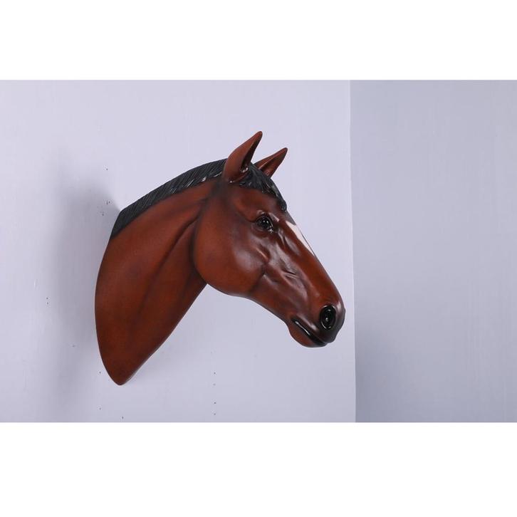 ChestNut – Paardenhoofd beeld Hoogte 66 cm, Verzamelen, Dierenverzamelingen, Nieuw, Ophalen