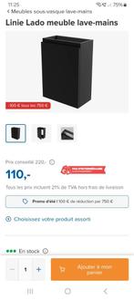Meuble lave main + vasque X2O neuf emballage d’origine, Huis en Inrichting, Ophalen, Nieuw