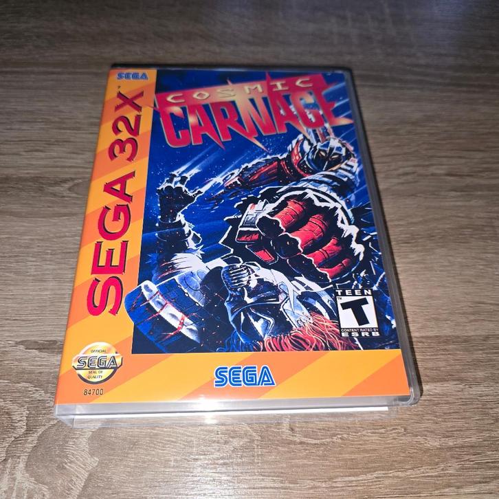 Cosmic Carnage Sega 32X Game Case, Games en Spelcomputers, Games | Sega, Zo goed als nieuw, Verzenden
