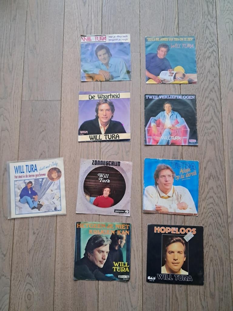Singles Will Tura : individueel aankopen per stuk kan, Cd's en Dvd's, Vinyl | Nederlandstalig, Ophalen of Verzenden, Zo goed als nieuw