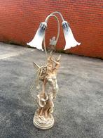 Vintage stenen lamp met stekker ,werkend, Ophalen