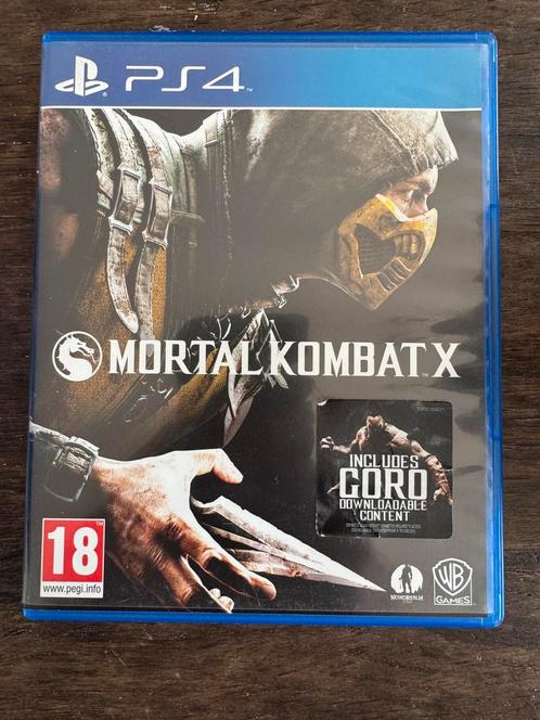 Mortal Kombat X, Games en Spelcomputers, Games | Sony PlayStation 4, Zo goed als nieuw, Vechten, Vanaf 18 jaar, Online, Ophalen of Verzenden