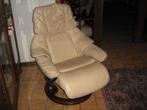 1 fauteuil stressless, Ophalen, Minder dan 75 cm, Leer, Zo goed als nieuw