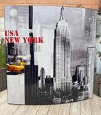 Gravure New York sur cadre en bois convexe, 75 cm ou plus, Enlèvement, Utilisé, Bois