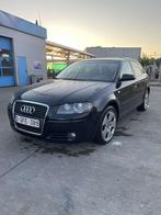 Audi A3 2.0 TFSI Automaat 2007, Auto's, Zwart, 1984 cc, Alcantara, Zwart