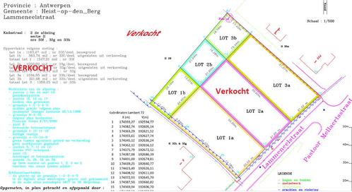Bouwgrond te koop // Heist o/d Berg 1527 & 1256m², Immo, Gronden en Bouwgronden, 1000 tot 1500 m²