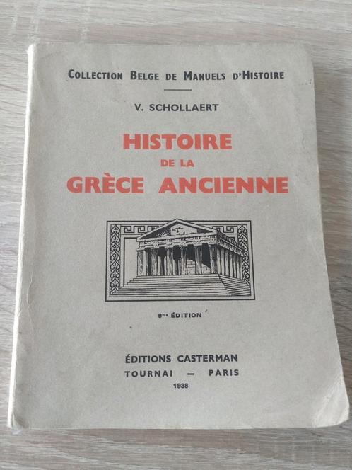 Vieux document Histoire de la Grèce antique 1938, Livres, Histoire & Politique, Utilisé, Enlèvement ou Envoi
