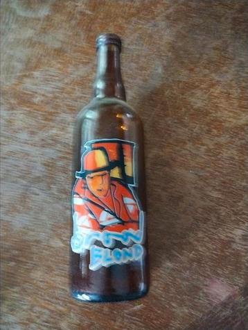 Herman Brood bier fles met kunstwerk Brood beschikbaar voor biedingen