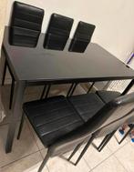 Eettafel + 6 stoelen, Huis en Inrichting, Tafels | Eettafels, Ophalen, Zo goed als nieuw