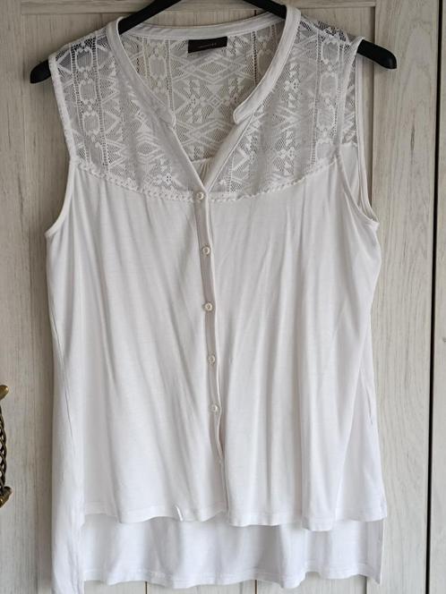 wit topje YESSICA maat M, Kleding | Dames, Topjes, Zo goed als nieuw, Maat 38/40 (M), Wit, Ophalen of Verzenden