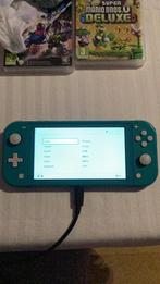 Nintendo switch lite turquoise + 2games, Consoles de jeu & Jeux vidéo, Jeux | Nintendo Switch, Enlèvement, Utilisé