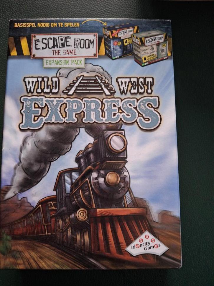 Escape room: Expansion pack Wild West Express, Hobby en Vrije tijd, Gezelschapsspellen | Bordspellen, Zo goed als nieuw, Een of twee spelers