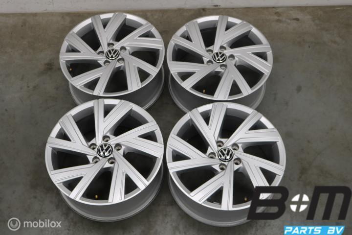 ORIGINEEL! 18 inch R-Line Bergamo velgen VW Golf 5H0601025AB, Auto-onderdelen, Banden en Velgen, Velg(en), 18 inch, Personenwagen