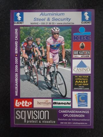 Wielerjaarboek 2008-2009 (cover Alberto Contador) beschikbaar voor biedingen