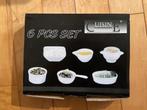 6 delig set apéro-& dessert Porcelaine Cuisine, Ophalen of Verzenden, Nieuw
