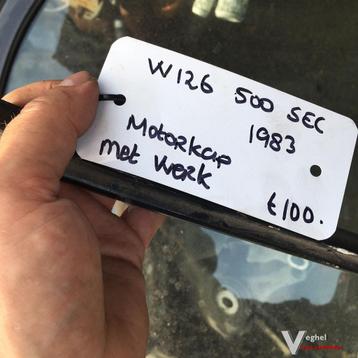Mercedes W126 SEC 1983  Motorkap beschikbaar voor biedingen