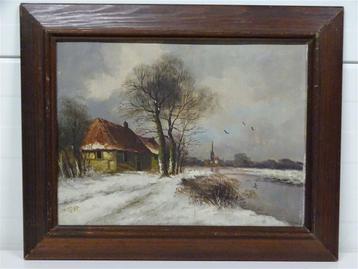 A5561 Winterlandschap van TH.v. Lent beschikbaar voor biedingen