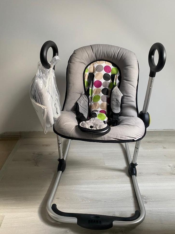 BEABA Relax stoel up & down, Kinderen en Baby's, Wipstoeltjes, Zo goed als nieuw, Schommelstoel, Overige merken, Met gordel(s) of riempje(s)