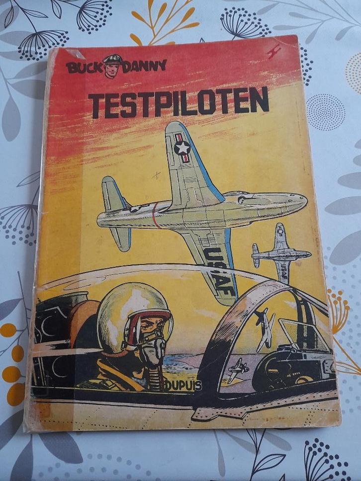 Buck Danny nr 9 "Testpiloten"eerste druk 1953, Boeken, Stripverhalen, Gelezen, Ophalen of Verzenden