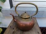 Oude koperen ketel geel en rode (3,5L), Ophalen, Koper