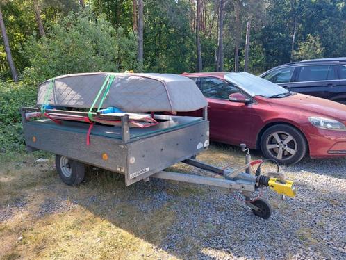 Trailer voor Optimist (of grotere zeiljol), Sports nautiques & Bateaux, Remorques bateau, Utilisé, Remorque ouverte, Moins de 1 500 kg