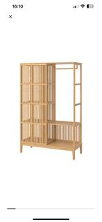 Ikea Nordkisa, Huis en Inrichting, Kasten | Kleerkasten, Ophalen, 100 tot 150 cm, Zo goed als nieuw, Met hangruimte