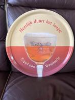 Dienblad trappist Westmalle, Verzamelen, Biermerken, Ophalen of Verzenden, Gebruikt, Reclamebord, Plaat of Schild, Overige merken