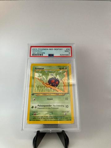 Venonat 1st edition #90 PSA9