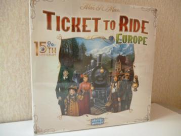 nieuw Gezelschapsspel Ticket To Ride Europe 15th Anniversary beschikbaar voor biedingen