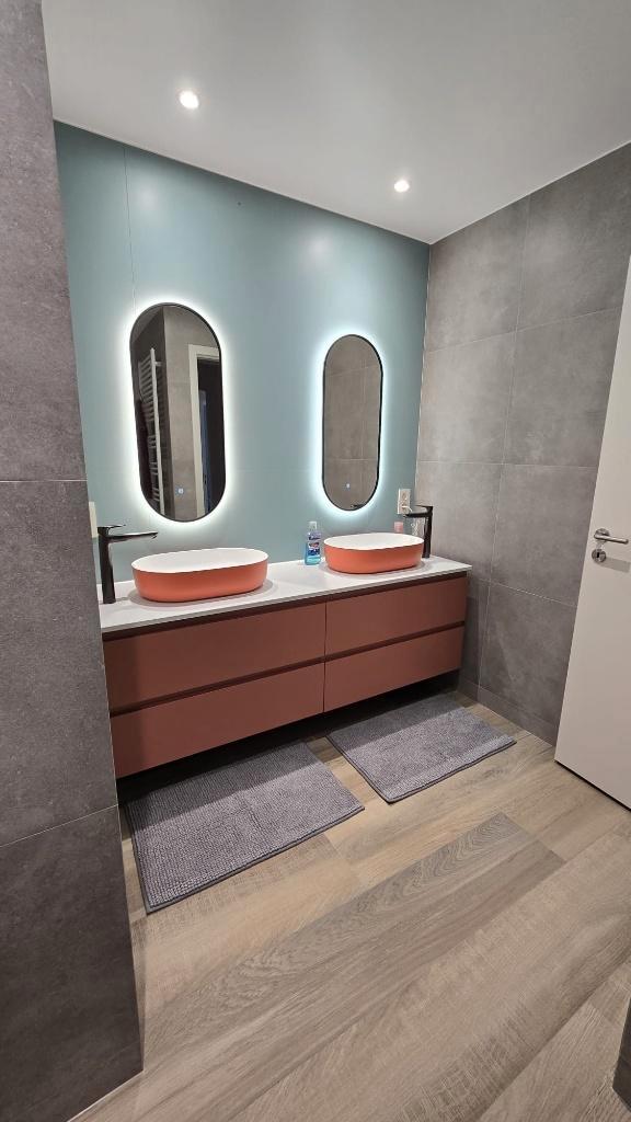 mobile pour double lavabo 180 cm (Neuf & Emballé), Huis en Inrichting, Badkamer | Badkamermeubels, Nieuw, Wastafelkast, Minder dan 100 cm