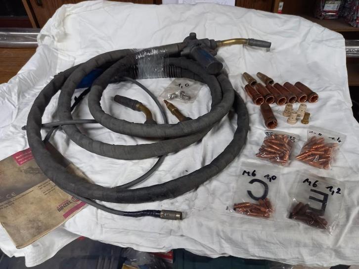 Binzel PP401D push pull lastoorts - watergekoelde mig toorts, Doe-het-zelf en Bouw, Gereedschap | Lasapparaten, Gebruikt, CO2