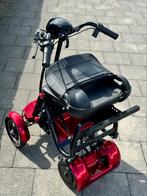 SCOOTMOBIEL ASSISI VEILIGHEID, ROOD, OPVOUWBAAR SCOOTER, Ophalen of Verzenden, Inklapbaar, Zo goed als nieuw, Elektrische rolstoel