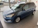 Ford Grand C-Max TITANIUM 7 ZITPLAATSEN (bj 2019), Te koop, Dodehoekdetectie, Grand C-Max, Gebruikt