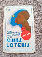 Koloniale LOTERIJ, 1 speelkaart joker, Verzamelen, Ophalen of Verzenden
