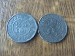 25 cent zink 1916-1917-50 cent 1918-5 cent 1916 x2 bezetting, Overig, Losse munt, Verzenden