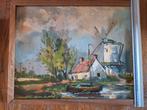 Schilderij windmolen, Antiek en Kunst, Ophalen