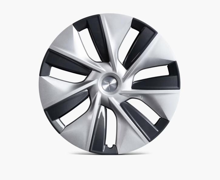 Tesla Model Y 2020-2024 Gemini wieldoppen, Auto diversen, Wieldoppen, Gebruikt, Ophalen of Verzenden