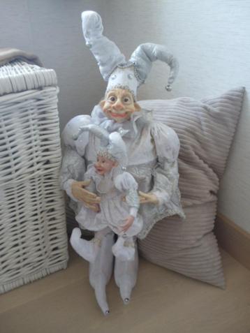 Decoratieve Nar wit 60cm (carnaval, kerst, interieur) beschikbaar voor biedingen