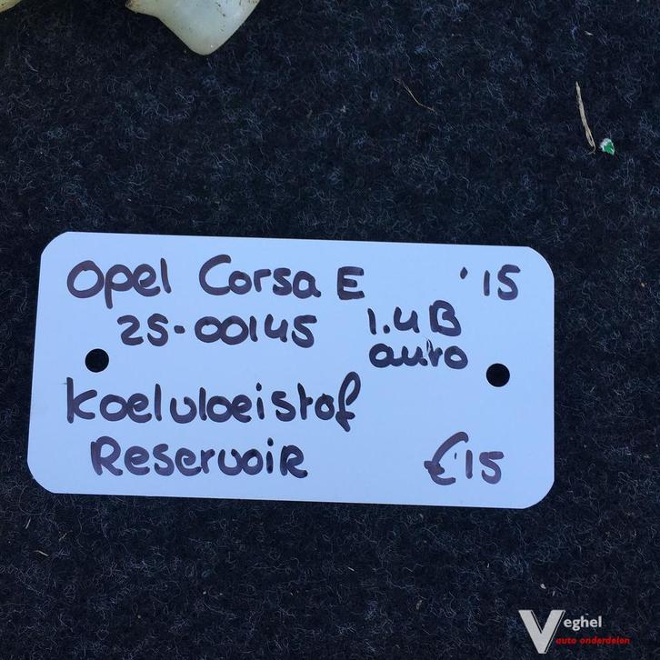 Opel Corsa E 2015 1.4 benzine autom. 2500145  Koelvloeistofr, Auto-onderdelen, Motor en Toebehoren, Gebruikt, Ophalen of Verzenden