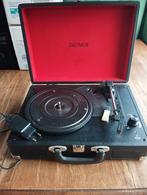 Denver platenspeler in opbergkoffer, Audio, Tv en Foto, Platenspelers, Ophalen, Zo goed als nieuw, Platenspeler