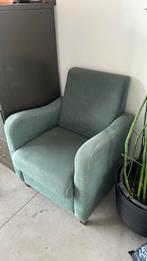 Sage groene zetel suede, Huis en Inrichting, Ophalen