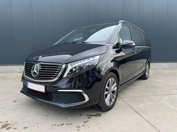 Mercedes EQV, Auto's, Mercedes-Benz, Bedrijf, Elektrisch, 5 deurs, Automaat, Zwart, Zwart, Leder, BTW verrekenbaar, Ophalen