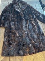 bruine warme nertsmantel lang model, Kleding | Dames, Ophalen, Zo goed als nieuw, Maat 38/40 (M), Bruin